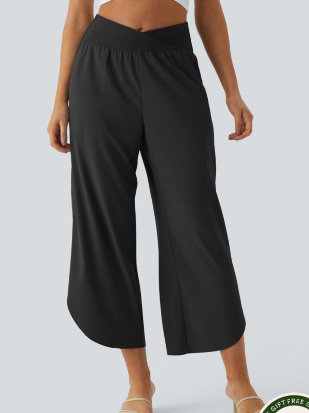 Halara Breezeful™ High Waisted Crossover Quick Dry Resort Pants with Pockets